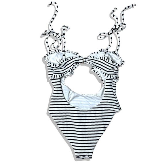 Urban Outfitters x Blue Life Majorca Striped One-Piece Swimsuit - Picture 11 of 12